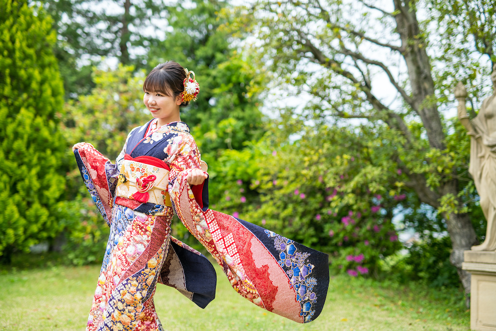 国内配送】 辻ヶ花 花絞り 振袖 成人式 着物 フルセット 着物・浴衣 ...