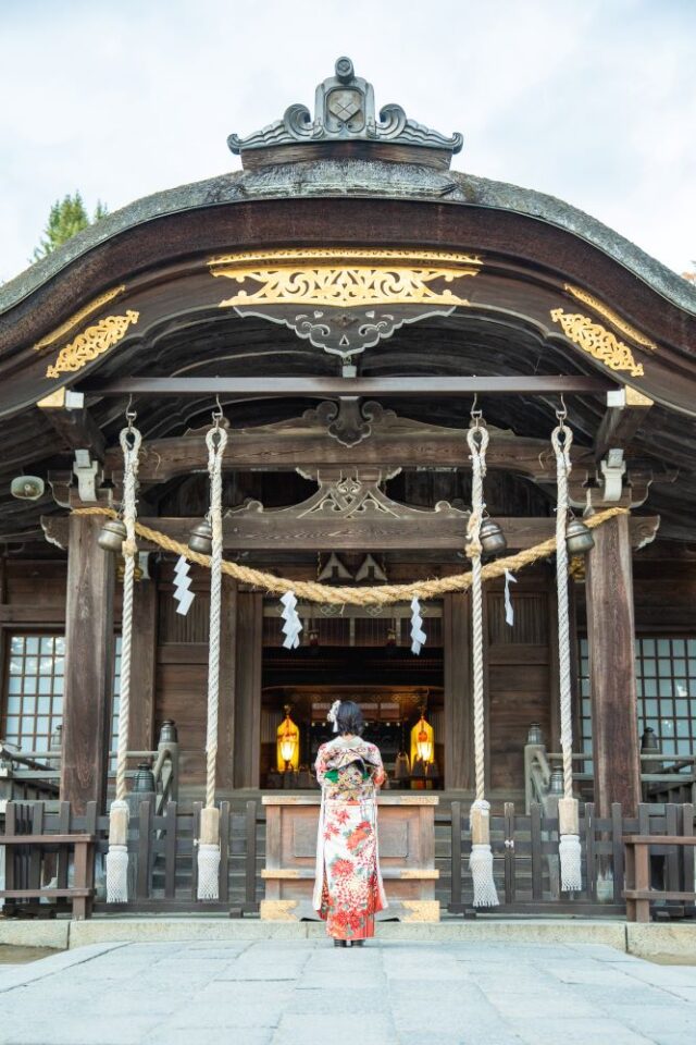 振袖前撮り・ロケーション撮影・武田神社