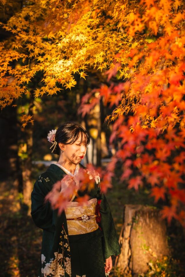 振袖前撮り・ロケーション撮影・武田神社
