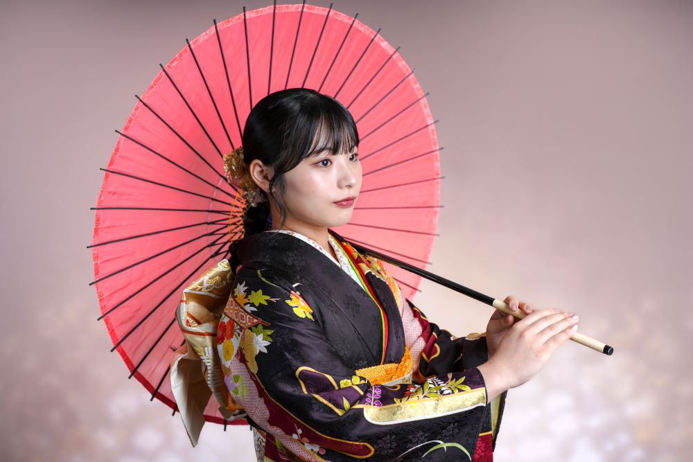 振袖前撮り・スタジオ撮影