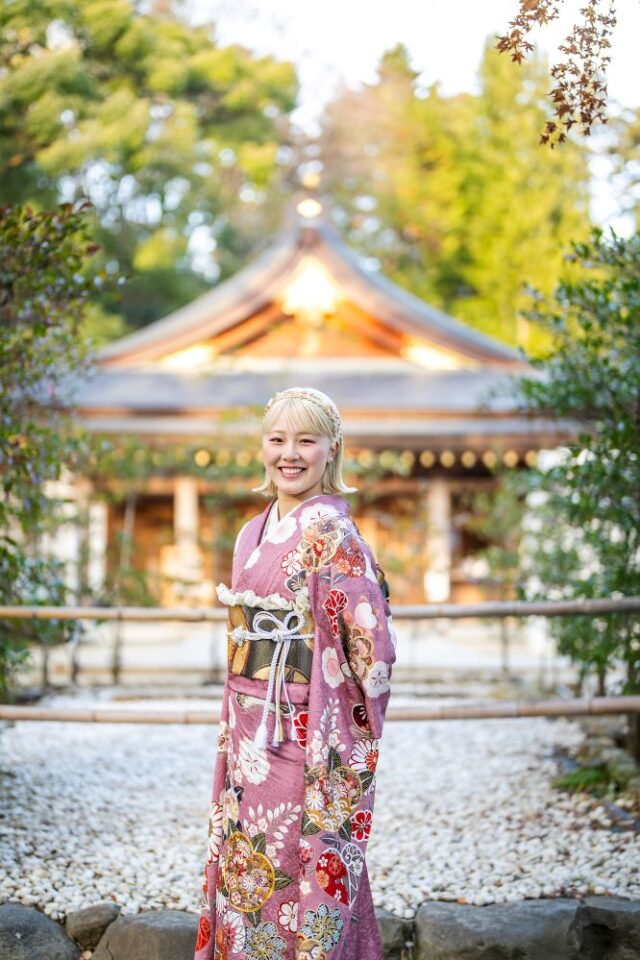 振袖前撮り・ロケーション撮影・武田神社