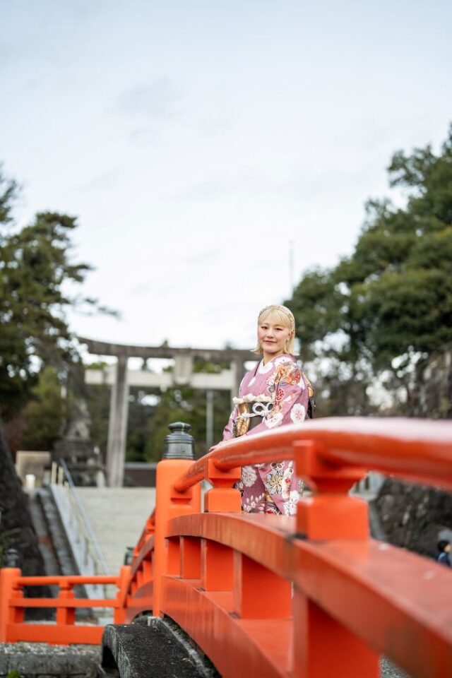 成人式前撮り・ロケーション撮影・武田神社