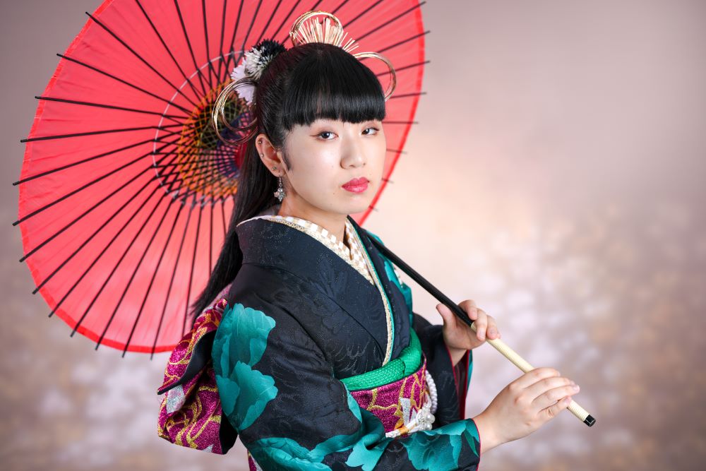 振袖前撮り・スタジオ撮影