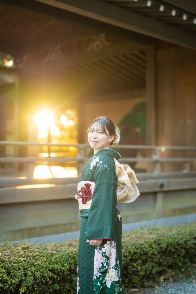 振袖前撮り・ロケーション撮影・武田神社