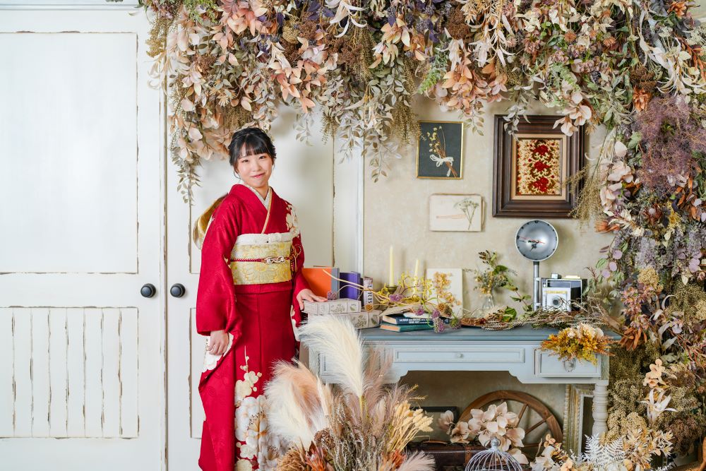 振袖前撮り・スタジオ撮影