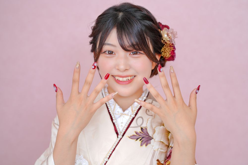 振袖前撮り・スタジオ撮影