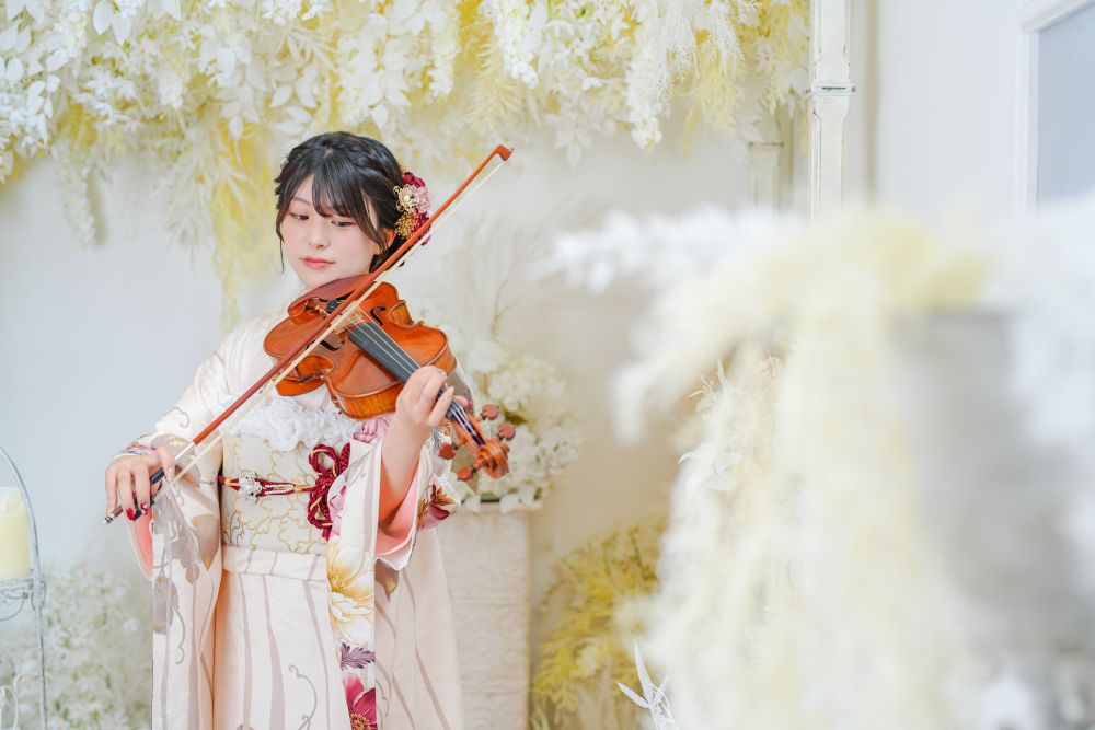 振袖前撮り・スタジオ撮影