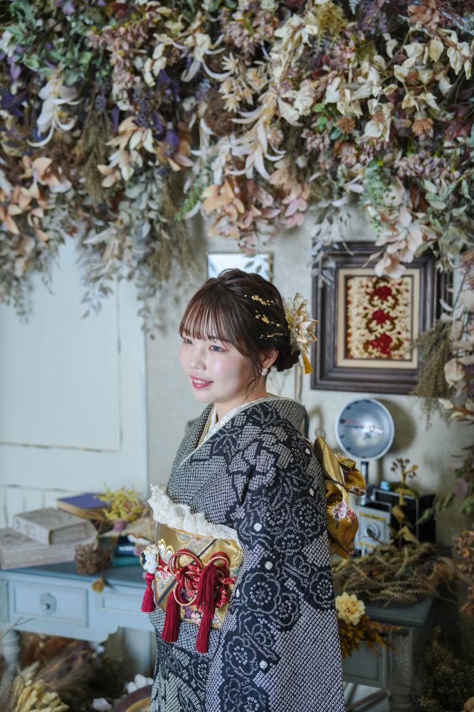 振袖前撮り・スタジオ撮影