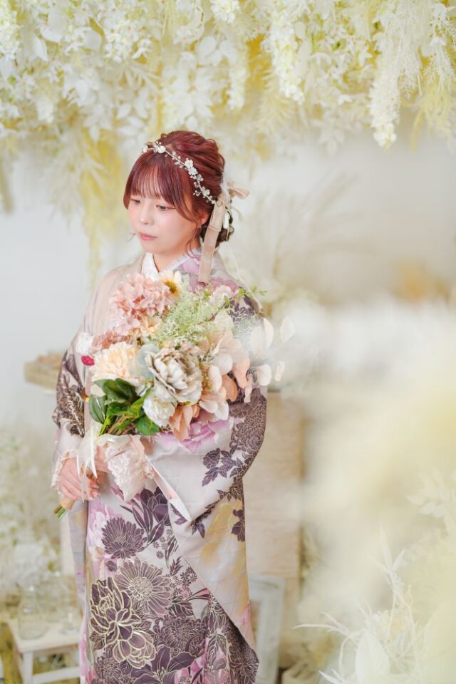 振袖前撮り・スタジオ撮影